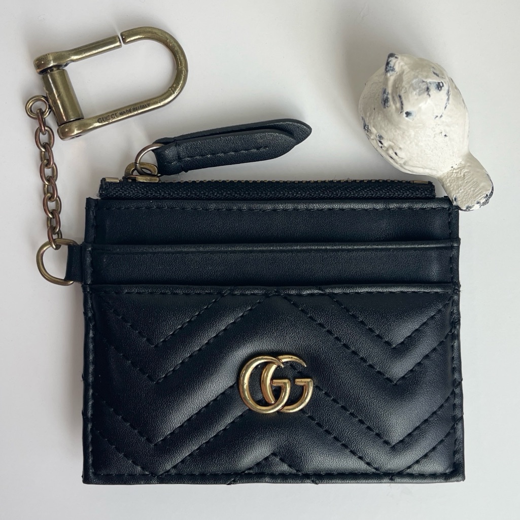 Gucci Gg Marmont Leather Key Chain Wallet #620764